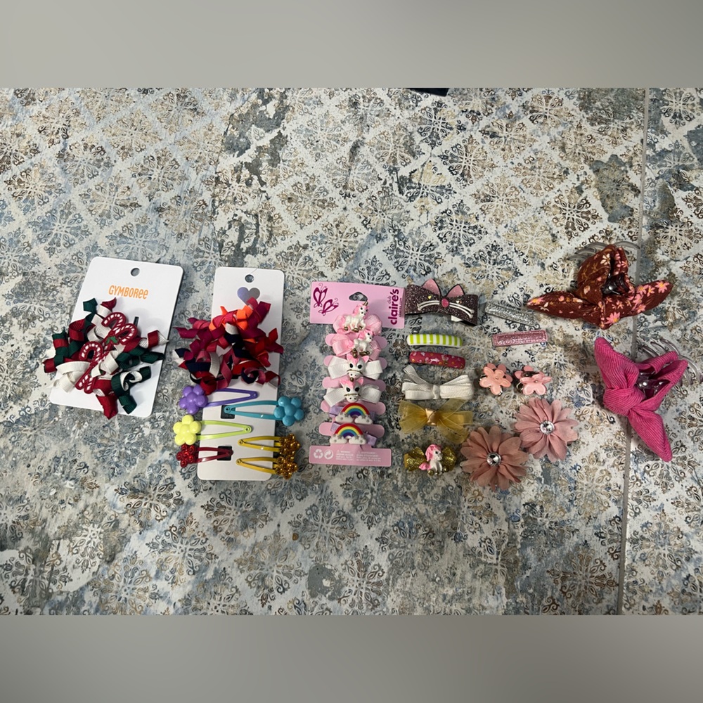 Colorful Hair Clips Set
